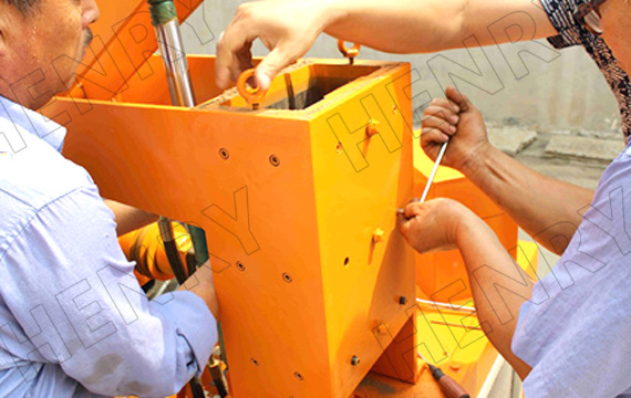 clay brick machine mould box