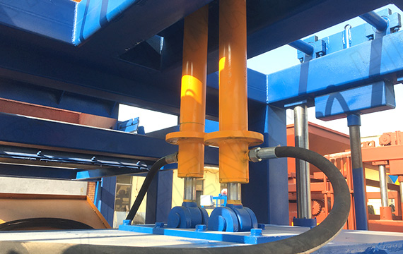 block machine hydraulic cylinder