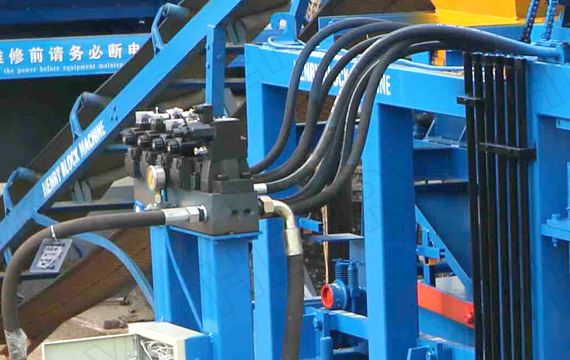 block machine hydraulic horse