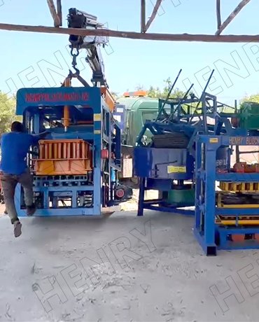 máquina de bloques totalmente automática