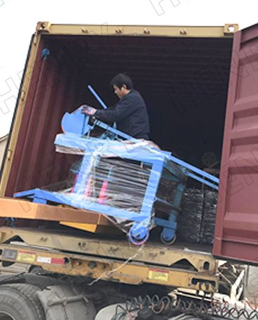 mobile concrete block making machine