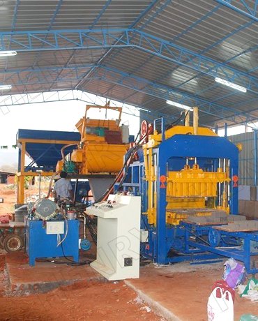 manual block making machine