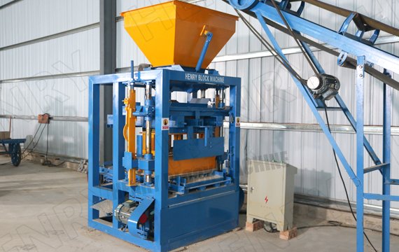 semi automatic block machine