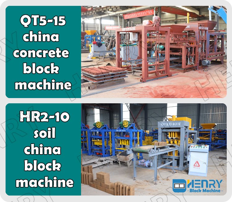 Máquina china para fabricar ladrillos de hormigón