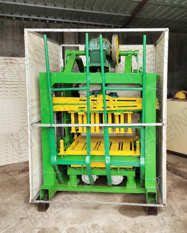 production de blocs de ciment